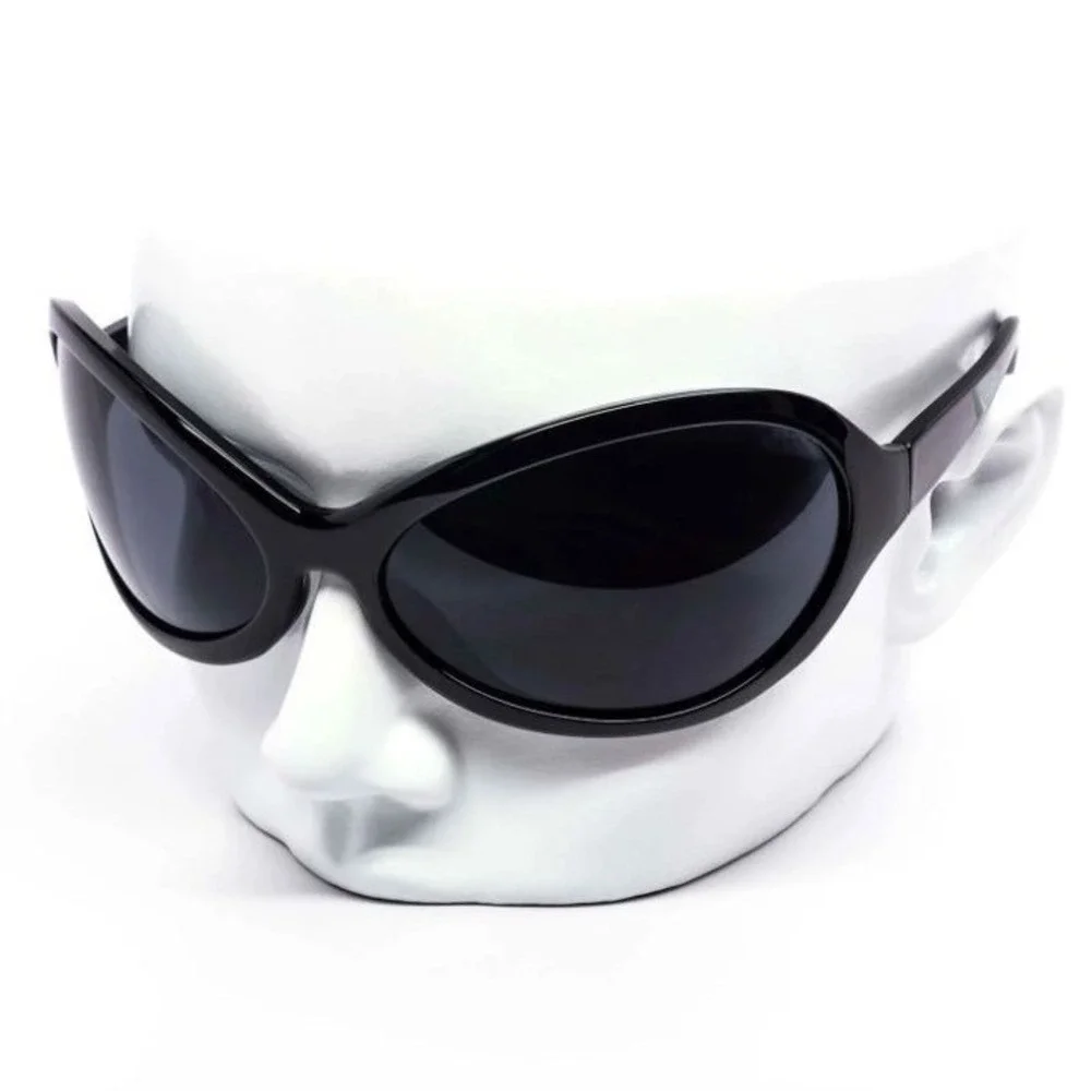 Black Sunglasses Women's MEn's Retro Style Fashion‎ Shades Modern Trendy Modern